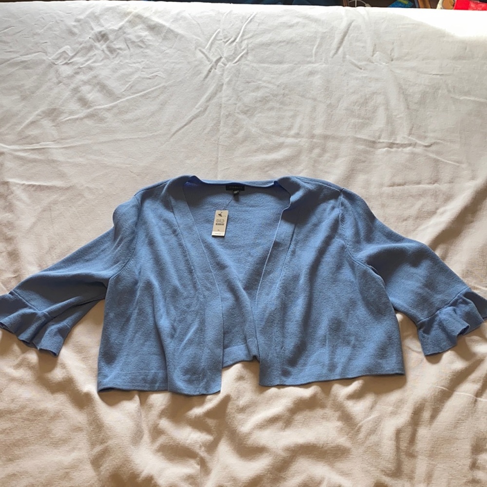 Talbots XL Light Blue Cardigan